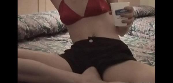  Delightsome teen wants to engulf dick and swallow warm sperm